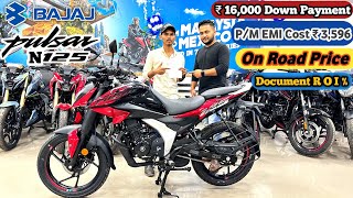 All New 2025 Bajaj Pulsar N125 Finance Details  Down Payment amp PM EMI Cost ROI ✔️Document [upl. by Lourie]