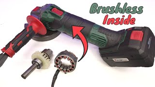 New Life for PARKSIDE Green Angle Grinder PWSA 20Li B3 with Brushless Motor [upl. by Halet]