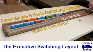 Super Simple N Scale Switching Layout [upl. by Kentigerma]