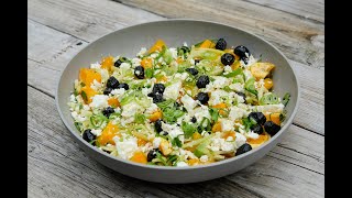 De Zomertafel  Salade van sinaasappel venkel olijven en feta [upl. by Driskill]