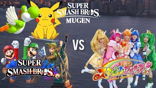 MUGEN Smash Mod Super Smash Bros VS Smile Pretty Cure Approaching 1ra Parte [upl. by Edward]