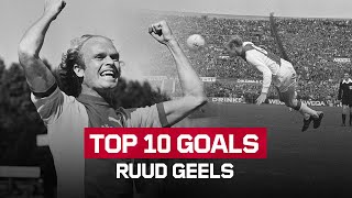 TOP 10 GOALS RUUD GEELS  Superstriker of the Seventees ⭐️ [upl. by Toulon]