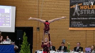 Acro Cup Albershausen 2013 Womens Pair Dynamic Youth Germany  CaroBauder Seckler [upl. by Leanne471]