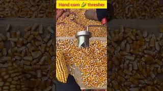 Hand Crank Corn Thresher🌽shorts ytshorts maize [upl. by Palestine]