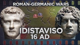 Idistaviso 16 AD  RomanGermanic Wars DOCUMENTARY [upl. by Eentruok]