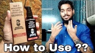 Muuchstac Beard Oil  How to USE  Kab Kitna kis time [upl. by Dinin]