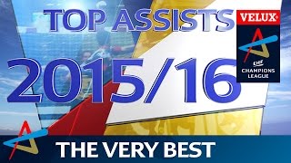 15 Best Assists of 201516  VELUX EHF Champions League [upl. by Quiteris]