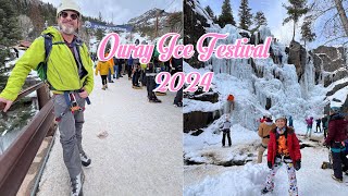 Ouray Ice fest 2024 ourayicefest2024 colorado iceclimbing [upl. by Teyut]