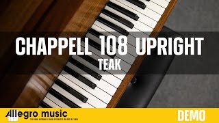 Used Chappell 108 Teak Upright at Allegro Music [upl. by Rossner]