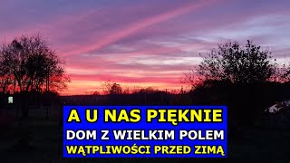 Dom z Wielkim Polem  A u Nas PIĘKNIE Wątpliwości przed Zimą Ogrzewanie Ptaki Szklarnia Kuchnia [upl. by Nnov]