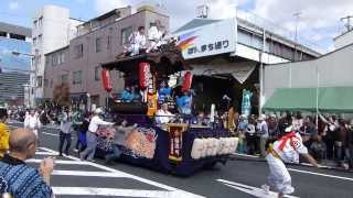 津山まつり  福渡町 だんじり 龍輦䑓  岡山 津山 徳守神社 japan okayama tsuyama festival maturi 祭 [upl. by Eniffit]