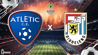 ATLÈTIC CLUB ESCALDES x F91 DUDELANGE  UEFA Conference League First Qualifying Round  11072024 [upl. by Oreste]