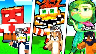 Minecraft Banco NOOB vs PRO vs HACKER El Banco MÁS SEGURO De INTENSAMENTE 2  😱💰 [upl. by Towland]