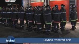 Les pompiers dIndreetLoire endeuillés [upl. by Arikat209]