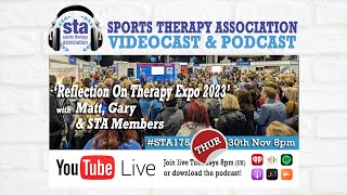 STA175 Reflections On Therapy Expo 2023 with Gary Benson Georgina JamesStaff Bethan Timmins [upl. by Champaigne]