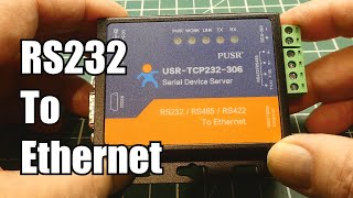 Getting Started With RS232 to Ethernet Conversion  USRTCP232306 [upl. by Leonelle661]