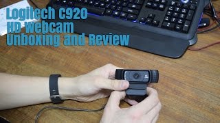 Logitech C920 Unboxing and Review [upl. by Nigen673]