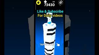 stack ball gameplay🏀🎮 shorts stack stackball gaming youtubeshorts [upl. by Grekin700]