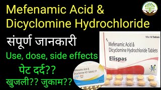 Mefenamic Acid Dicyclomine Hydrochloride in Hindi  Mefenamic Acid amp Dicyclomine Hydrochloride Uses [upl. by Lennaj612]