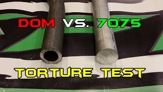 OffRoad Steering and Suspension links DOM Steel vs 7075 Aluminum strength testing [upl. by Burnside918]