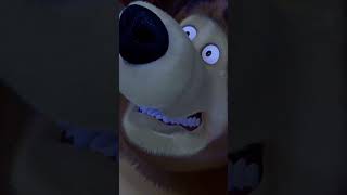 Michka nest pas un monstre  🐻👻 Shorts LaNuitDeLaPeur mashaetmichka MashaBearFra animation [upl. by Hareehahs]