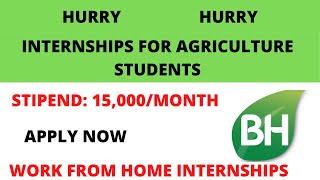 HIGHEST PAID Agricultural Internships  get up to 15000month  internship for College Students [upl. by Einna]