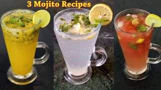 3 തരം മൊഹിതൊ  3 Mojito Recipes in Malayalam Summer Refreshing Drinks RecipesNishis Kitchen Vlogs [upl. by Eitsyrk]