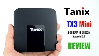 Tanix TX3 Mini  TV Box 2GB RAM16GB ROM Android 71 REVIEW [upl. by Novy222]