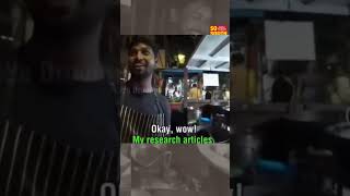 Chennais PhD Student Running Food Cart Goes Viral After Unexpected Vlogger Shoutout  SoSouth [upl. by Body]