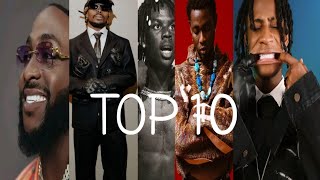 Top 10 Nigerian songs in 2023 [upl. by Ecinad844]