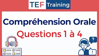 TEF Compréhension orale Nouveau TEF [upl. by Nnyleve]