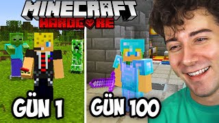 100 Gün Hayatta Kalma Challenge Minecraft Hardcore 1 [upl. by Danae]