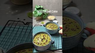 Matcha Oat Mug Cake  Healthy breakfast ideas healthyfood quickoats healthyrecipes [upl. by Yelahs]