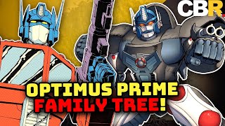 Optimus Primes COMPLETE Family Tree [upl. by Whitcomb]