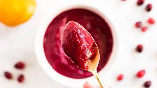 Homemade Cranberry Sauce [upl. by Murial139]