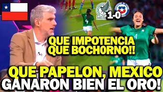 CHILENOS EXPLOTAN EN VIVO TRAS PERDER ANTE MEXICO ¡QUE PAPELON LAS MEXICANAS GANARON BIEN [upl. by Schnurr]