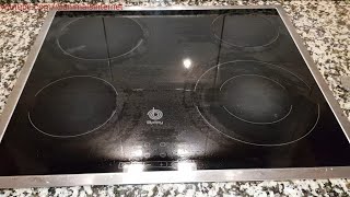 How to use a Balay Bosch Siemens electric glass ceramic cooktop stove SCHOTT CERAN 9000747627 [upl. by Young]