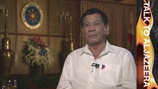 Rodrigo Duterte on drugs death and diplomacy  Talk to Al Jazeera [upl. by Adaynek104]