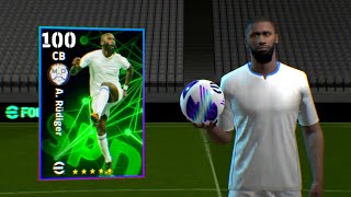 How To Train New A Rudiger In eFootball 2024 Mobile  Nominating Contract A Rudiger Max Level [upl. by Dyanna]