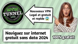 INTERNET GRATUIT ILLIMITÉE TOGO CONFIGURATION DE LAPPLICATION MTM TUNNEL LITE EN 2024 [upl. by Nilahs]