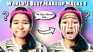 WORLD’S BEST MAKEUP HACKS 2  PARODY [upl. by Allin856]