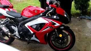 2007 Gixxer gsxr 600 longterm review custom yoshimura half exhaust [upl. by Akcira172]