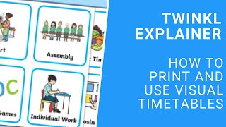 How to Print and Use Visual Timetables [upl. by Nolham]