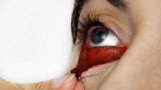 Bloody eye makeup [upl. by Damick]