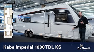 KABE Imperial 1000 TDL KS E3DU  Grootste caravan van Europa  De Greeff [upl. by Rebmak]