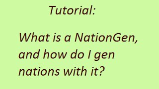 Dominions Nationgen Tutorial [upl. by Dietz625]