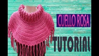 CUELLO BUFANDA FACIL Y RAPIDO A CROCHET [upl. by Aihsele661]