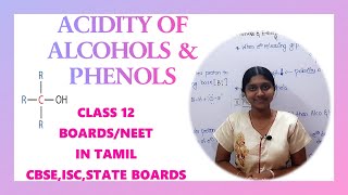 Acidity Of Alcohols amp Phenols In Tamil Class 12Hydroxy Compounds Imp Question Just 15 min [upl. by Aggappora]