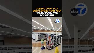 Rite Aid lockdown SoCal store puts almost everything behind locked glass [upl. by Attaynik372]