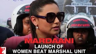 Rani Mukerji  At the Launch of Women Beat Marshal Unit [upl. by Horodko]